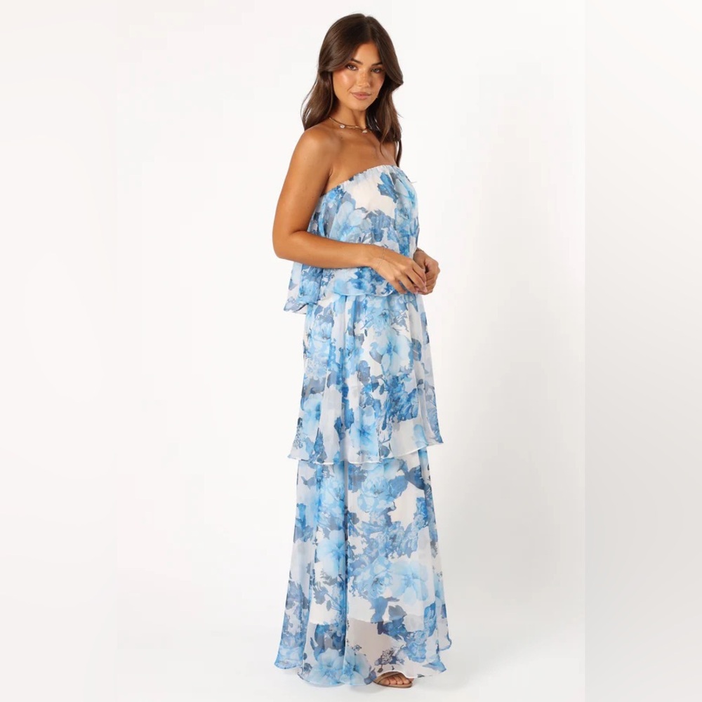 Bloom Tiered Strapless Dress